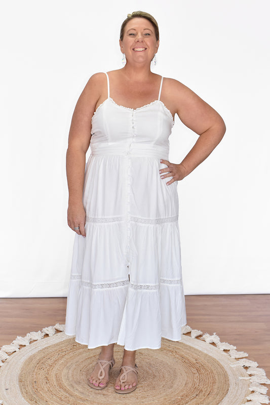 Ariel Dress - White