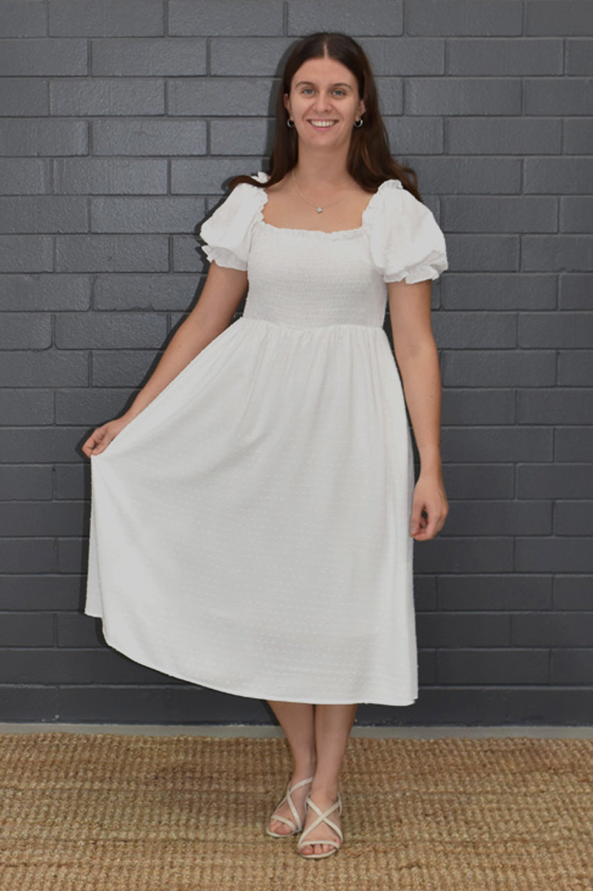 Eloise Dress - White