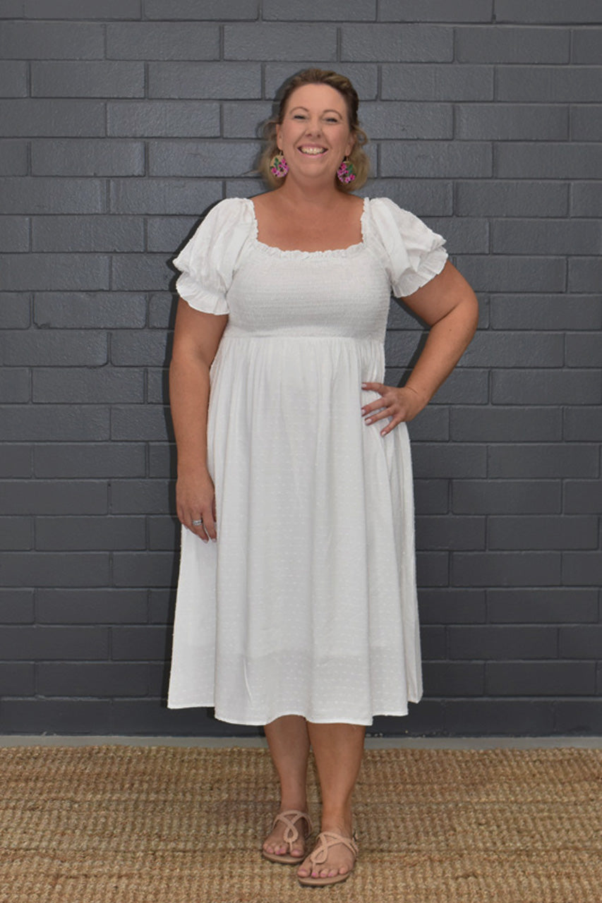 Eloise Dress - White