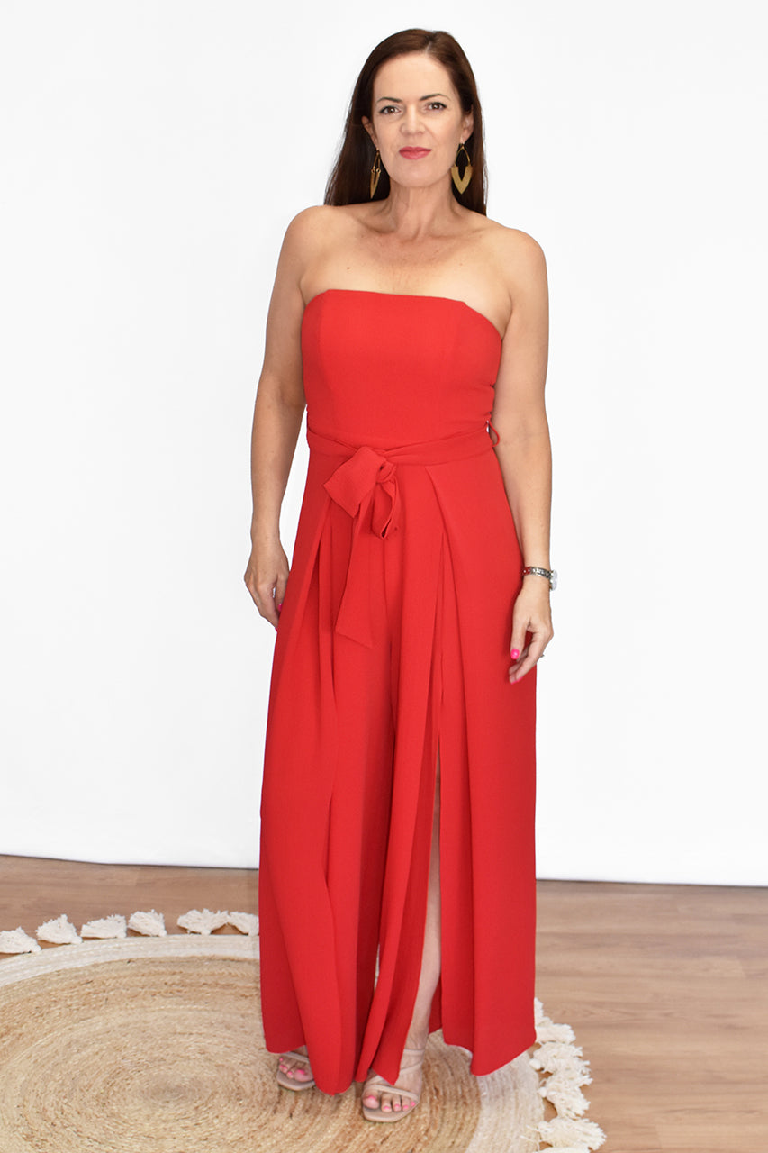 Harper Jumpsuit - Red