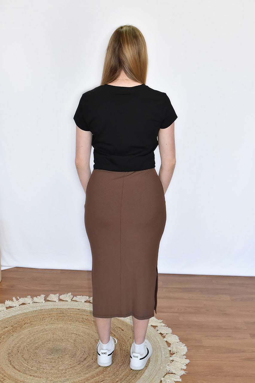 Madison Skirt - Brown