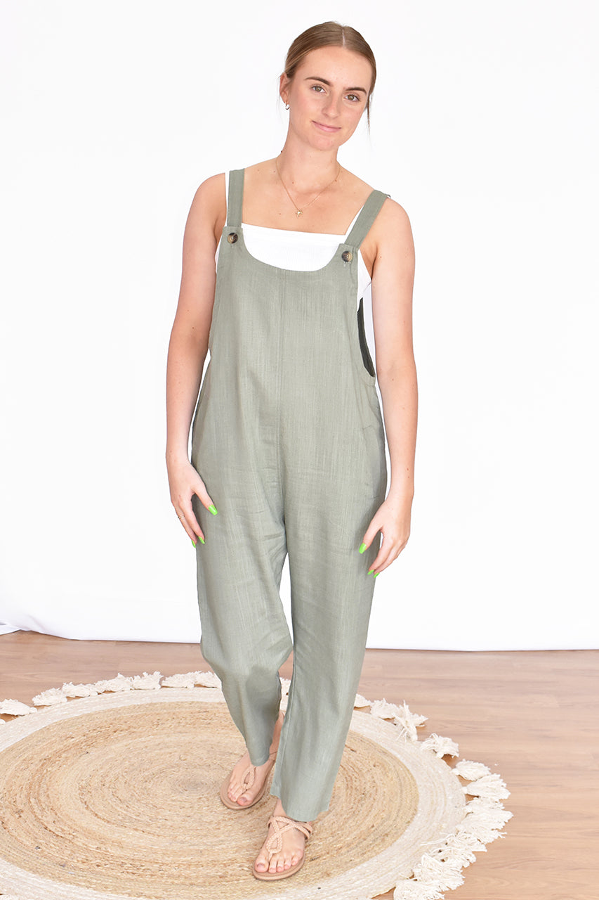 Stella Jumpsuit - Khaki